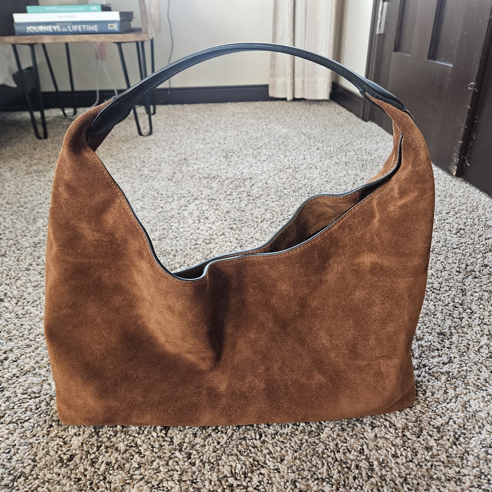 LIKE NEW SUEDE MADEWELL MYLIE BAG RUSSET